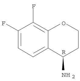 2H-1-Benzopyran-4-amine, 7,8-difluoro-3,4-dihydro-, (4R)-